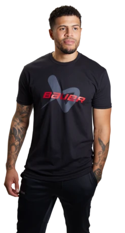 Bauer Lockup Tee Adult