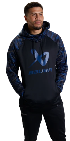 Bauer Raglan Camo Hoodie Adult