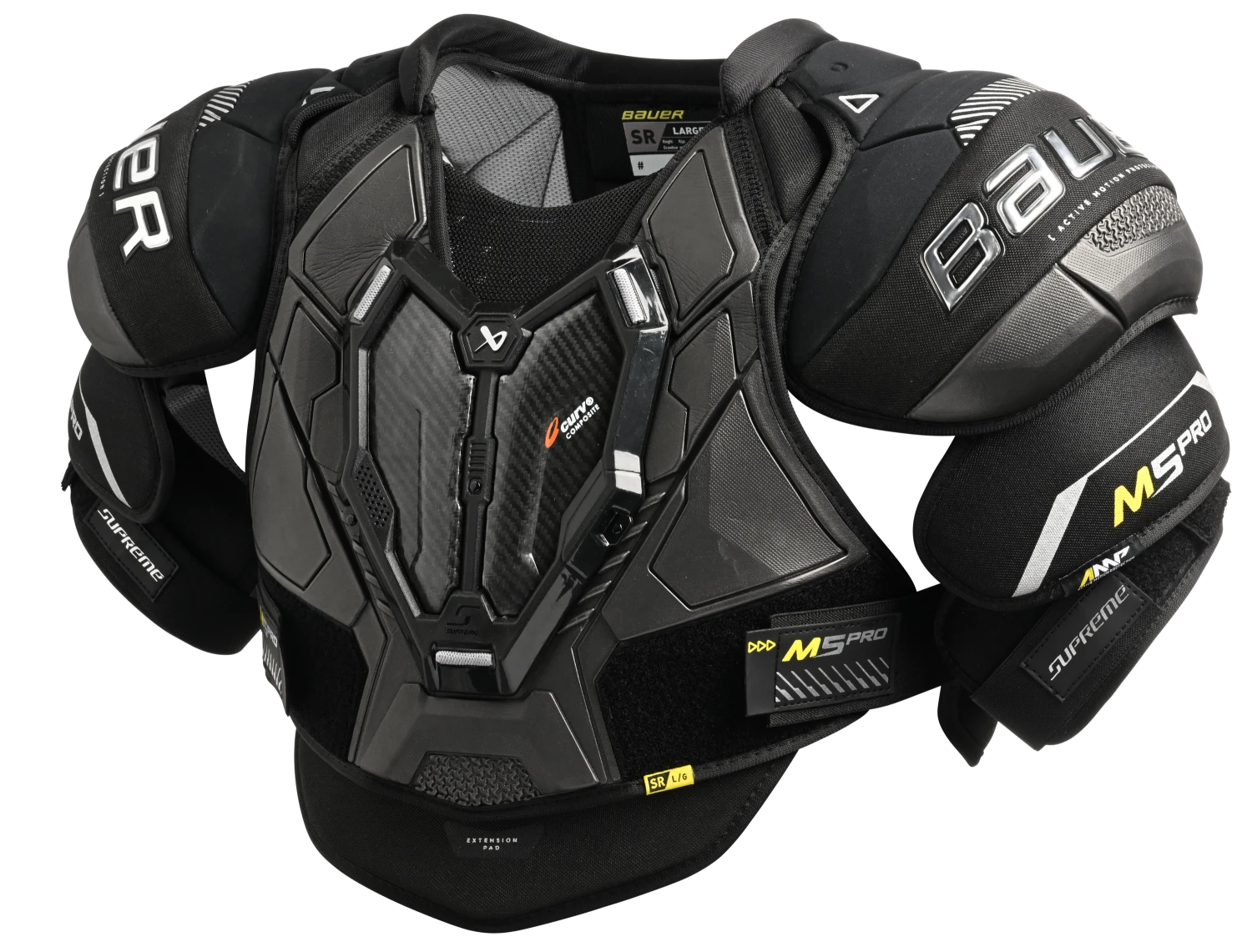 Bauer Supreme M5 Pro Intermediate Shoulder Pads 1 Bauer Supreme M5 Pro Intermediate Shoulder Pads
