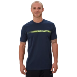 Bauer Graphic Short Sleeve Crew Youth -Best Hockey Store 611078 NAV 01 4184a5d5 477c 4568 8df8 e997108800b2