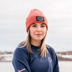 Bauer X East Coast Lifestyle Rib Patch Beanie -Best Hockey Store 660381 RED 02