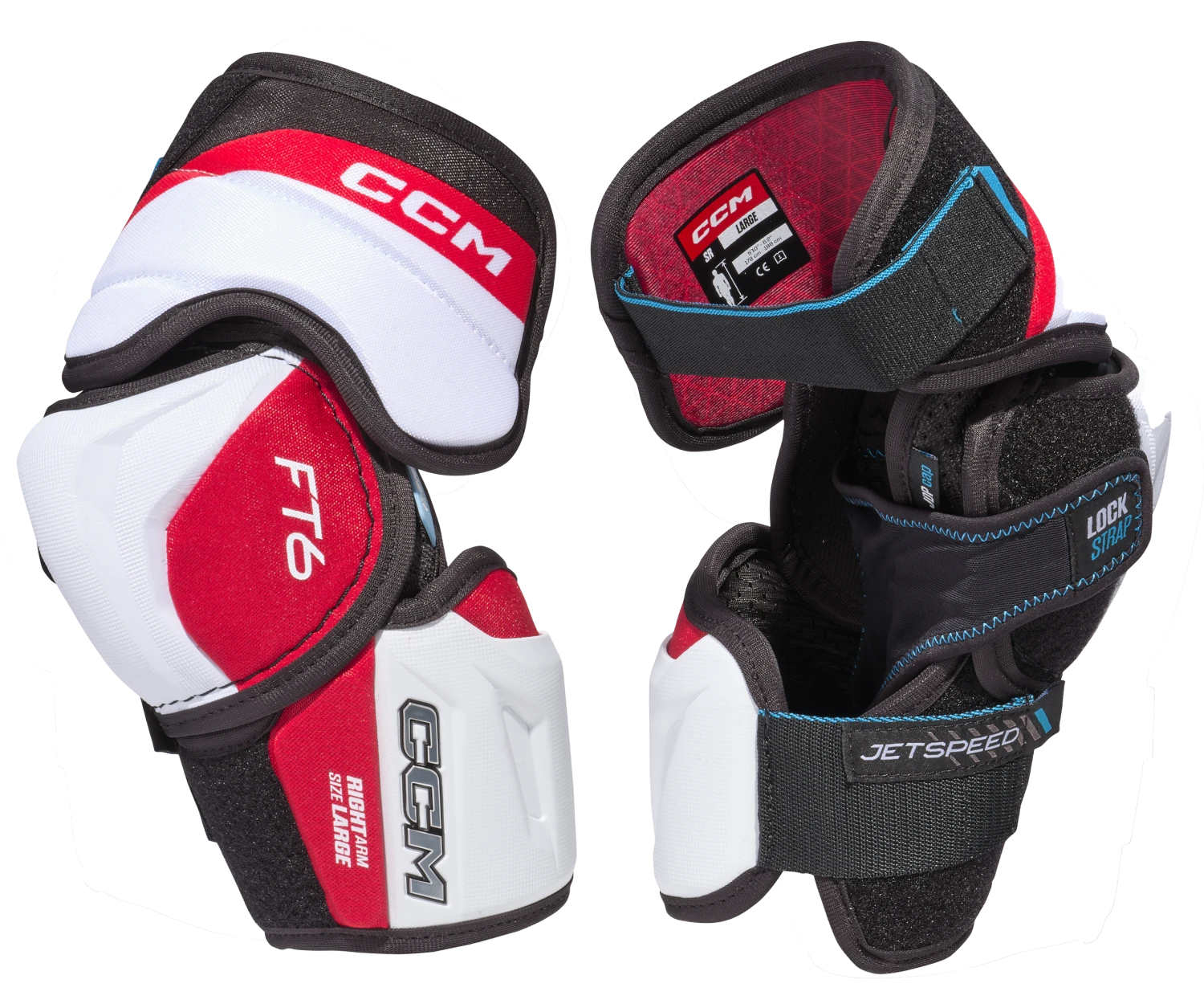 CCM JetSpeed FT6 Senior Elbow Pads 1 CCM JetSpeed FT6 Senior Elbow Pads
