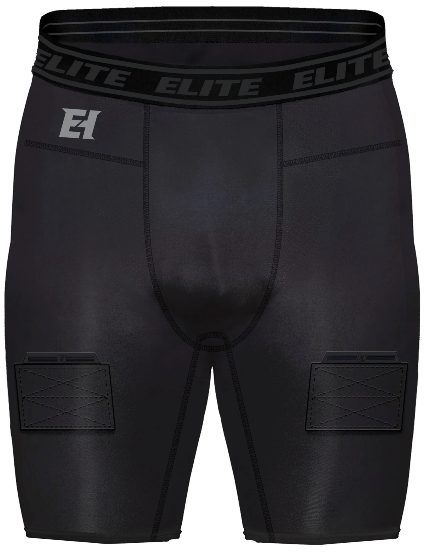 Elite Hockey Compression Short With Jock/Tabs For Men 1 Elite Hockey Compression Short With Jock/Tabs For Men
