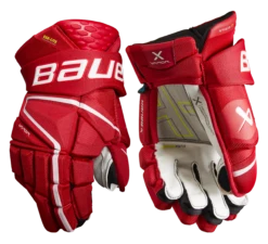 Bauer Vapor Hyperlite Senior Hockey Gloves -Best Hockey Store HYPERLITE SR FRONT RED2png