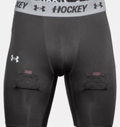 Under Armour Men's Hockey Compression Shorts -Best Hockey Store PS1356493 010 HF