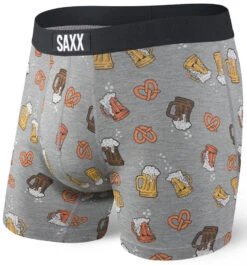 SAXX Vibe Boxer Brief Grey Beer Cheers