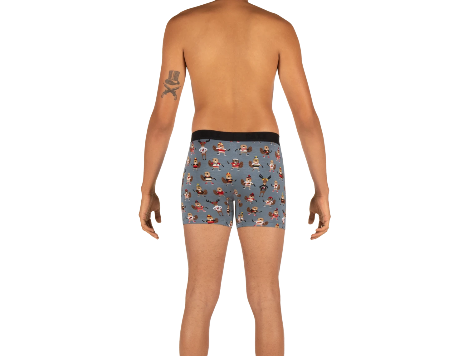SAXX Vibe Boxer Brief Grey Puck Yeah 4 SAXX Vibe Boxer Brief Grey Puck Yeah - Image 4