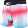 SAXX Vibe Boxer Brief White Diffusion Stripe