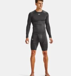 Under Armour Men's Hockey Compression Shorts -Best Hockey Store V5 1356493 010 FSF