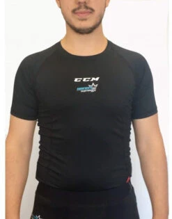 CCM Short-Sleeve Compression Top For Men (HockeySupremacy.com)