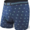 SAXX Ultra Boxer Brief Blue Earth Day Globe